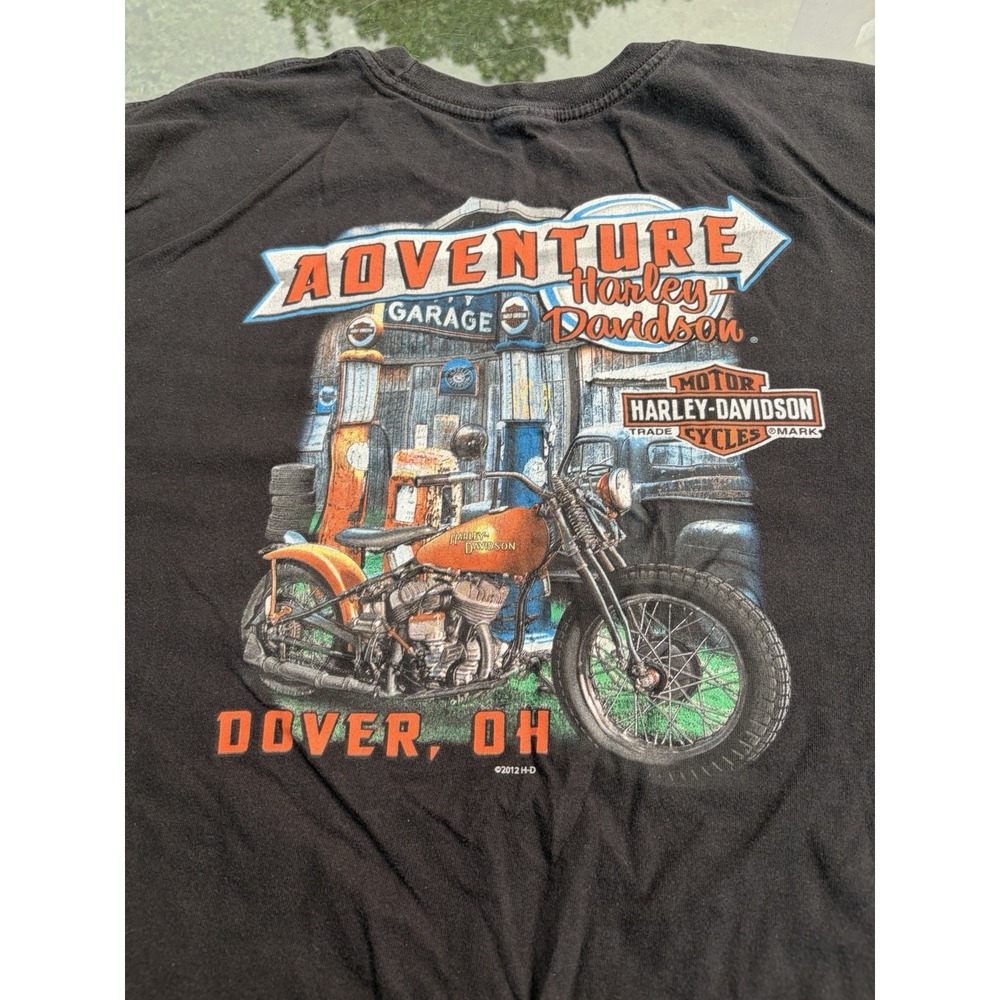 Harley-Davidson Hales Bike Show 2010 T-Shirt Gray Men's XL Mansfield OH USA